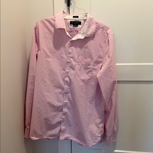 American Eagle Outfitters Light Pink Casual Shirt